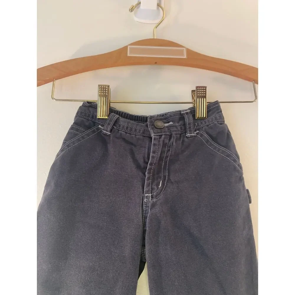 OLD NAVY Boy’s Carpenter Khaki Flannel Lined Pants / Size: 12-18 Months